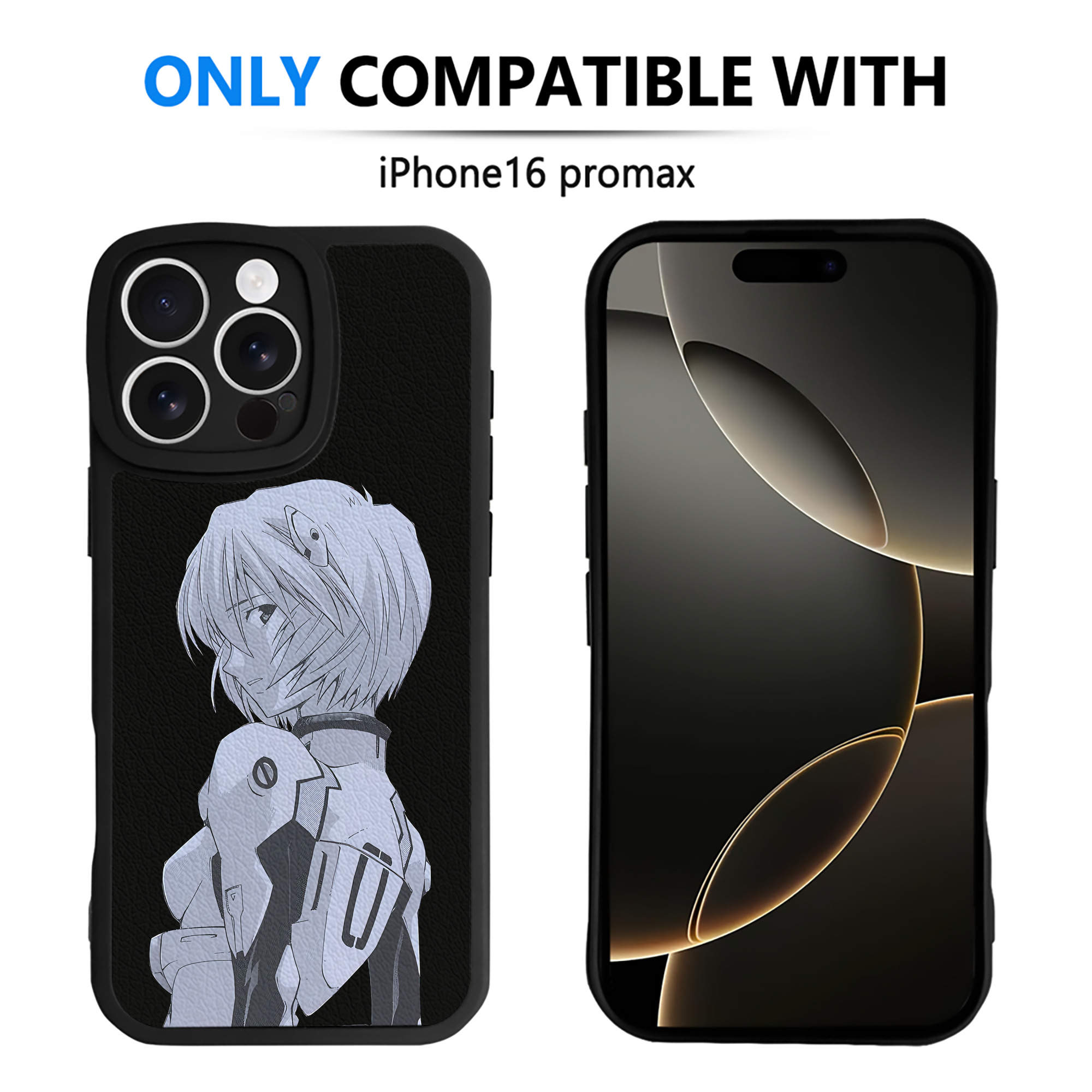 （画像用） EVA 新世紀エヴァンゲリオン 【iPhone 16シリーズ対応】シリコンスマホケース（レザー調） 材質：シリコン